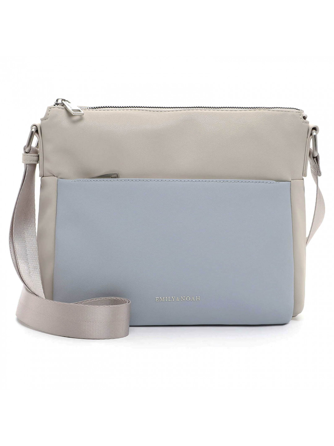 Dámská crossbody kabelka Emily & Noah Kalice – šedo-modrá